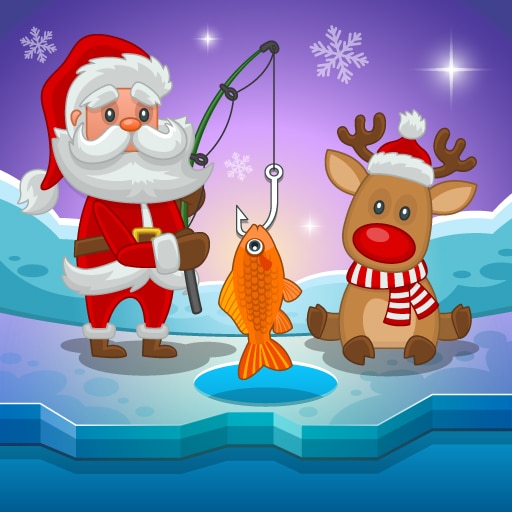 santas christmas fishing