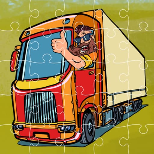 semi trucks jigsaw