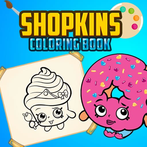 shopkins coloring book