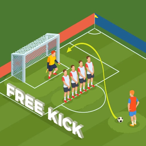 soccer free kick