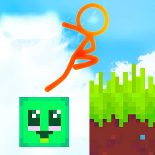 stickman parkour 2 lucky block