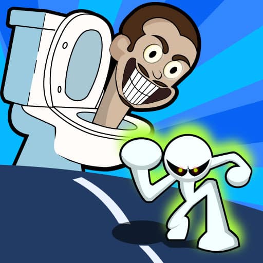 stickman vs skibidi toilet