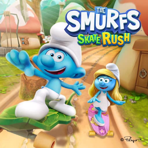 the smurfs skate rush