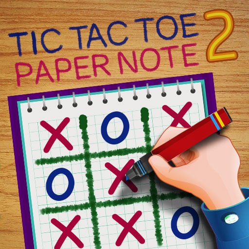 tic tac toe paper note 2