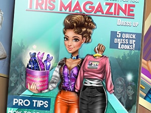 tris fashion cover dress up