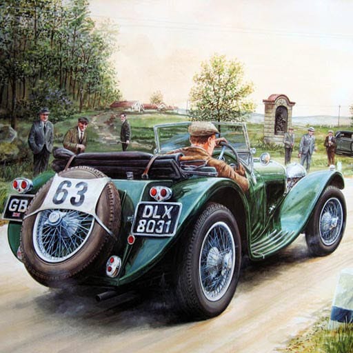 vintage cars puzzle