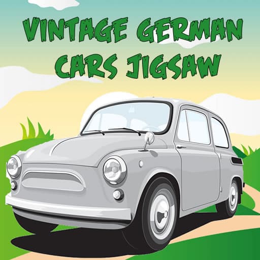 vintage german cars jigsaw