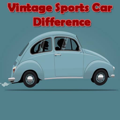 vintage sports car difference