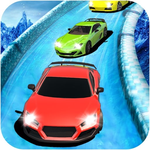 water slide car racing sim