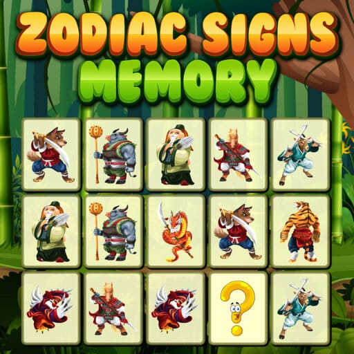 zodiac signs memory